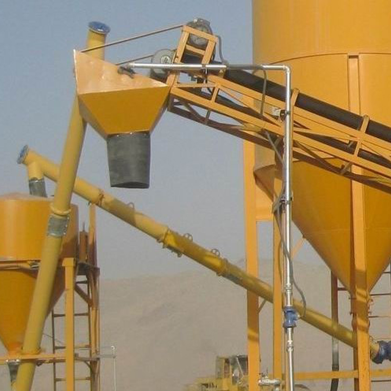 Transportador de tornillo de hormigón de silo de cemento inclinado