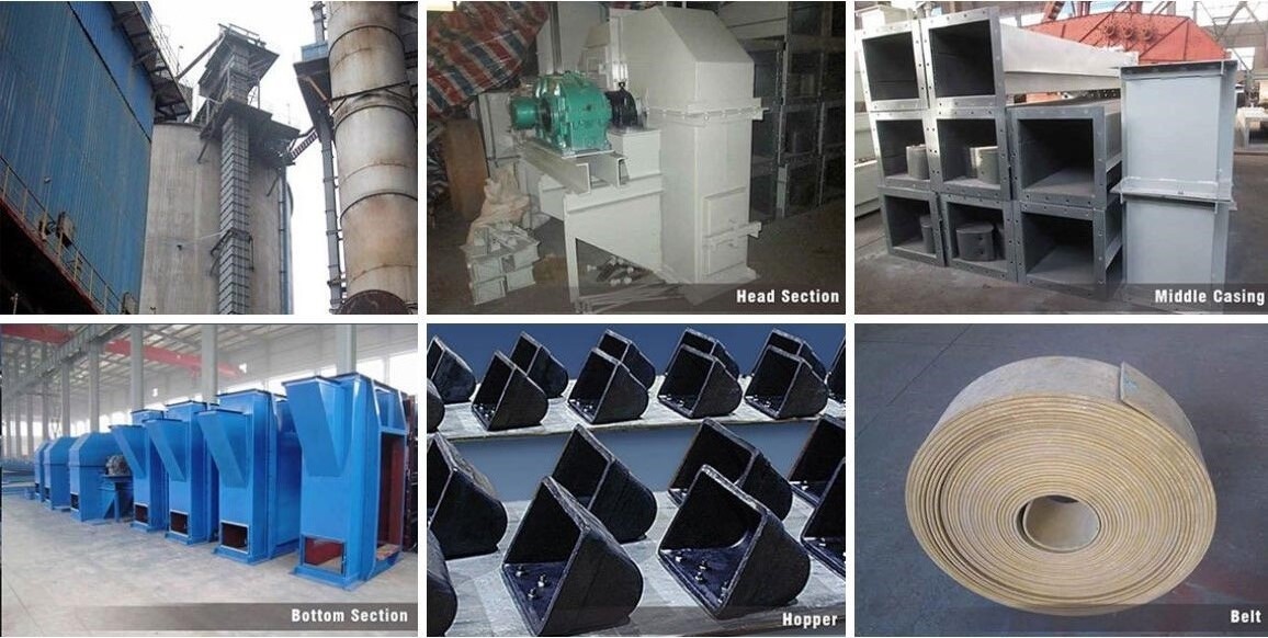 Detalles del ascensor del cubo del cintur&oacute;n