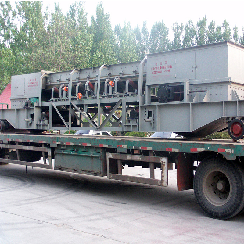 Transportador de lanzadera reversible para minería de alta resistencia