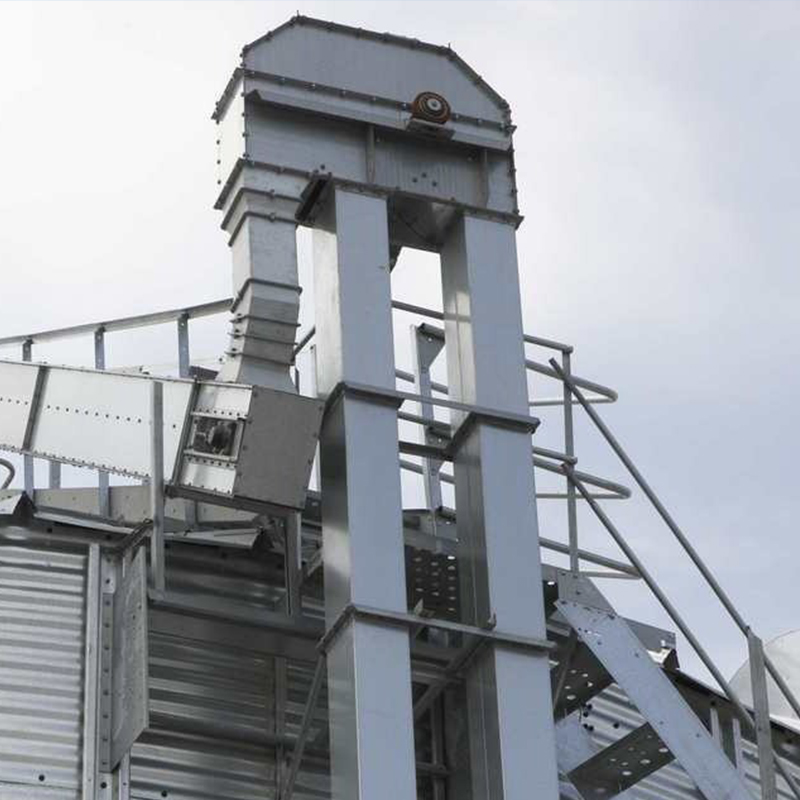 Elevador de cangilones de doble carcasa de cemento a prueba de polvo