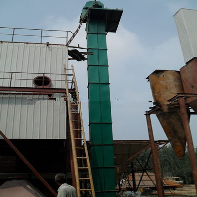 Elevador de cangilones con cadena de placa de piedra caliza resistente al desgaste