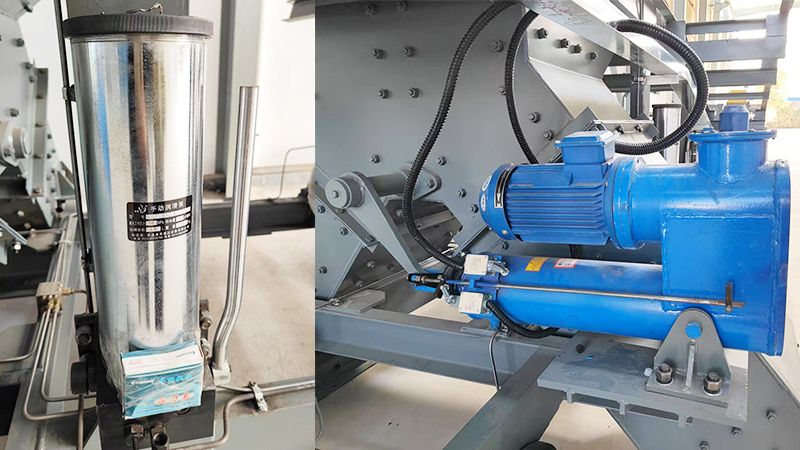 Detalle del transportador de tripper